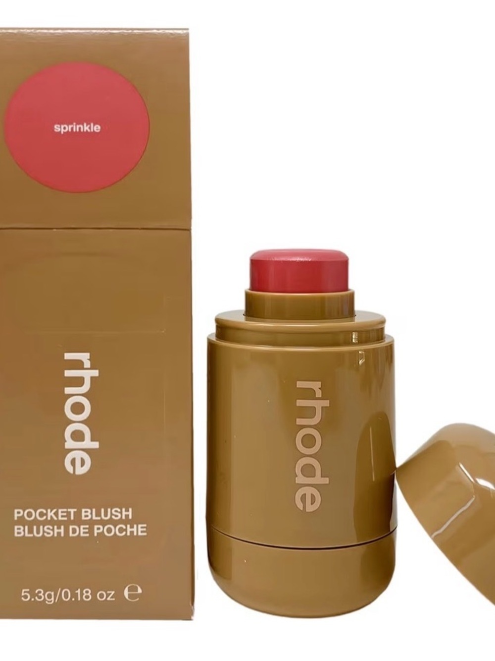 BNIB Rhode Skin Pocket Blush in Sprinkle - Pearly Warm Pink
